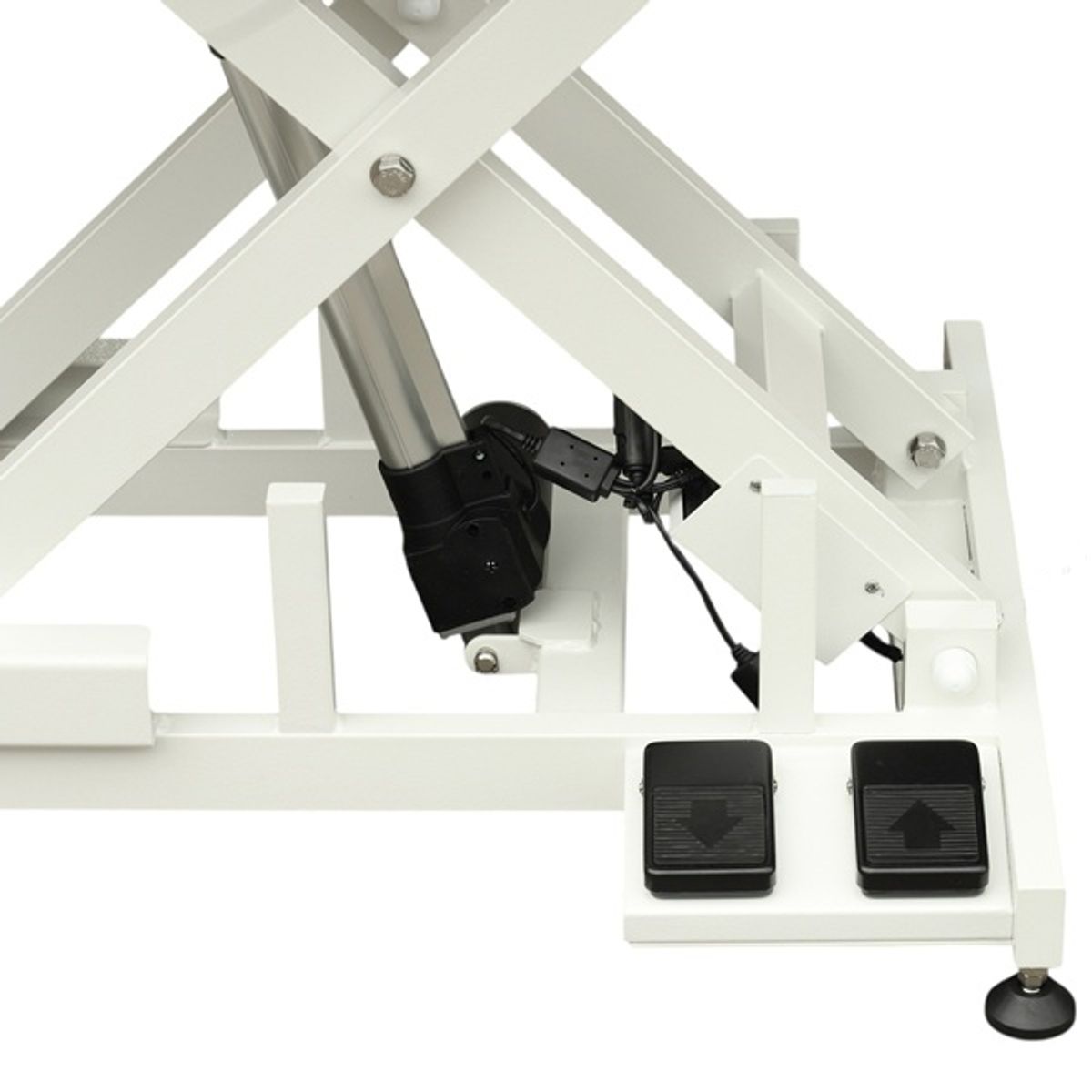 TE808 ECO White trimmebord elektrisk 90 cm - svart matte