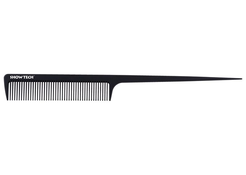 Show Tech Carbon antistatisk spisskam 22 cm